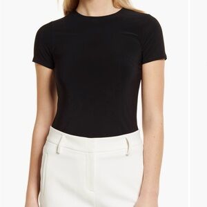 Halogen Black Jersey Short Sleeve Tee